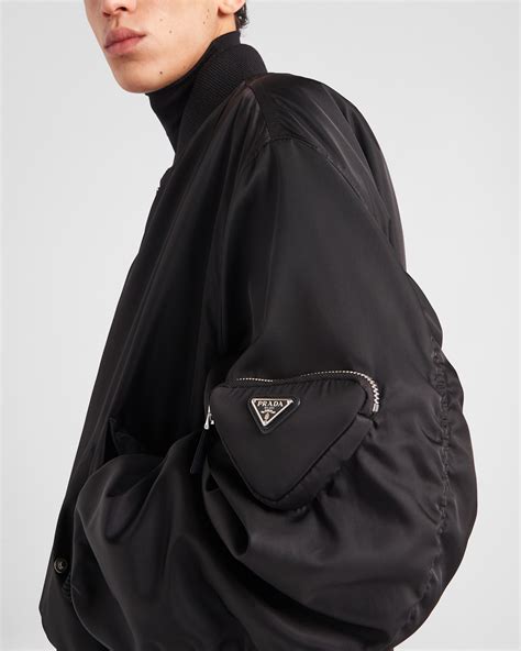 prada nylon bomber|prada aw23 jacket.